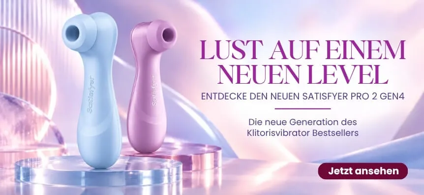 Blau und Violett: Satisfyer Pro 2 Gen4 ist die nächste Generation eines besonders erfolgreichen Klitorisvibrators | Lovesexshop.at sex shop