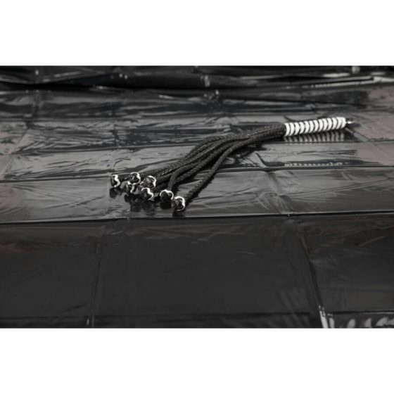 Glänzende Bettlaken - 200 x 230cm (schwarz)