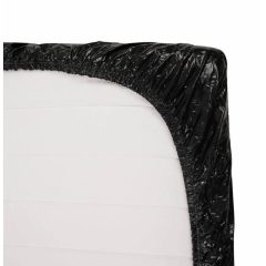Glänzendes Blatt - gummiert - 220 x 220cm (schwarz)