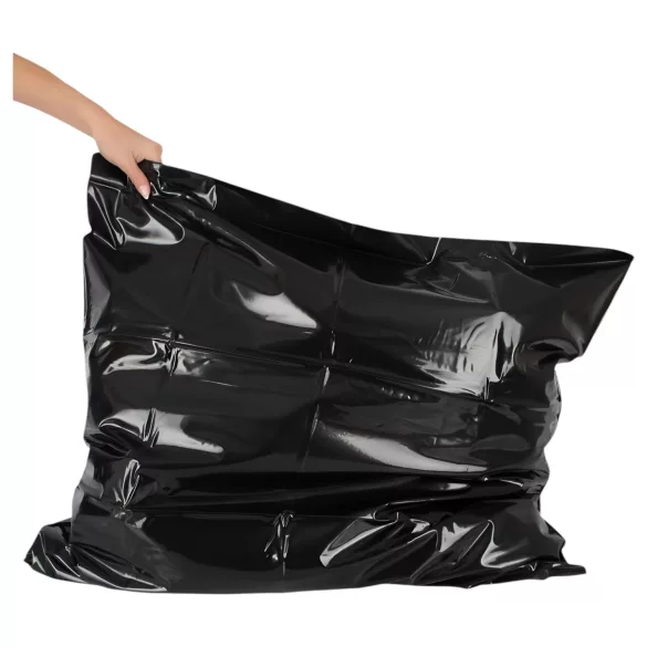 Vinyl Kissenbezug (schwarz)