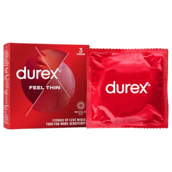 Durex Feel Thin - Natürliche Empfindung Kondome (3 Stück)