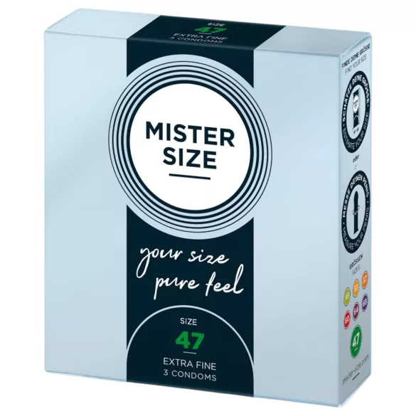 Mister Size dünne Kondome - 47mm (3 Stk.)