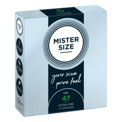 Mister Size dünnes Kondom - 47mm (3 Stück)