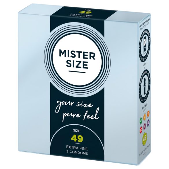 Mister Size dünne Kondome - 49mm (3 Stk)