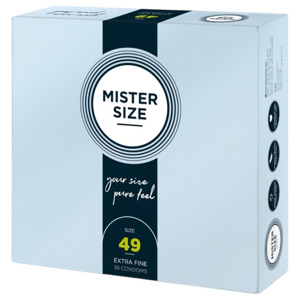 Mister Size dünne Kondome - 49mm (36 Stk)