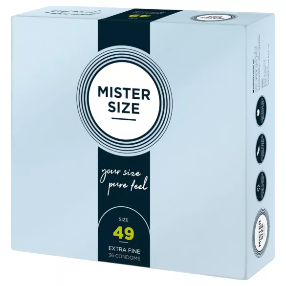 Mister Size dünnes Kondom - 49mm (36 Stk.)