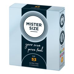 Mister Size dünnes Kondom - 53mm (3dpcs)