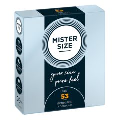 Mister Size dünnes Kondom - 53mm (3dpcs)