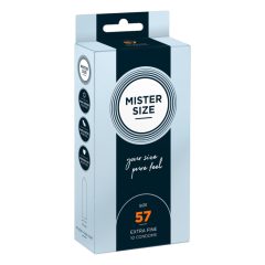 Mister Size dünnes Kondom - 57mm (10 Stk.)