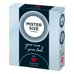 Mister Size dünnes Kondom - 60mm (3 Stück)
