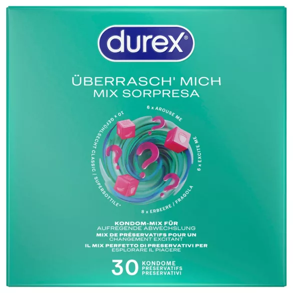 Durex Surprise Me - Kondompackung (30 Stk.)
