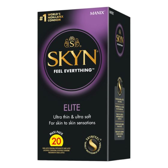 Manix SKYN Elite - ultra dünnes latexfreies Kondom (20 Stück)