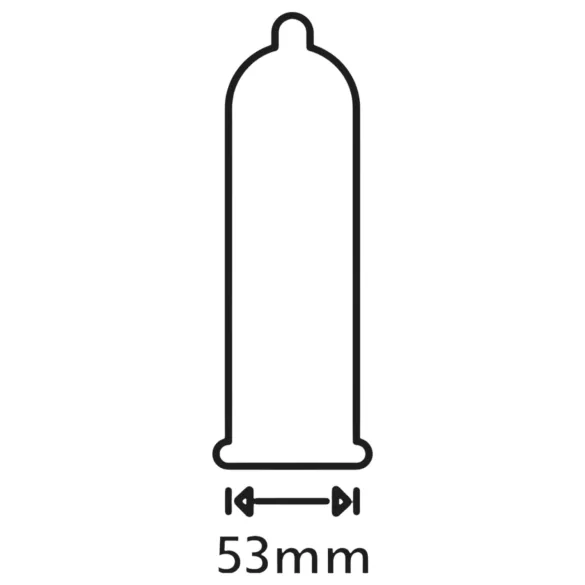 Secura Extra Fun - genoppte Kondome - 53mm (12 Stk.)