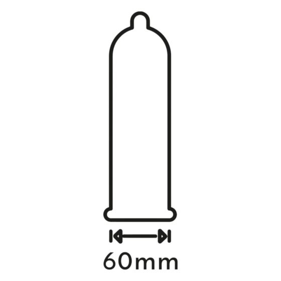 Secura Aubergine - extra großes Kondom - 60mm (100 Stück)