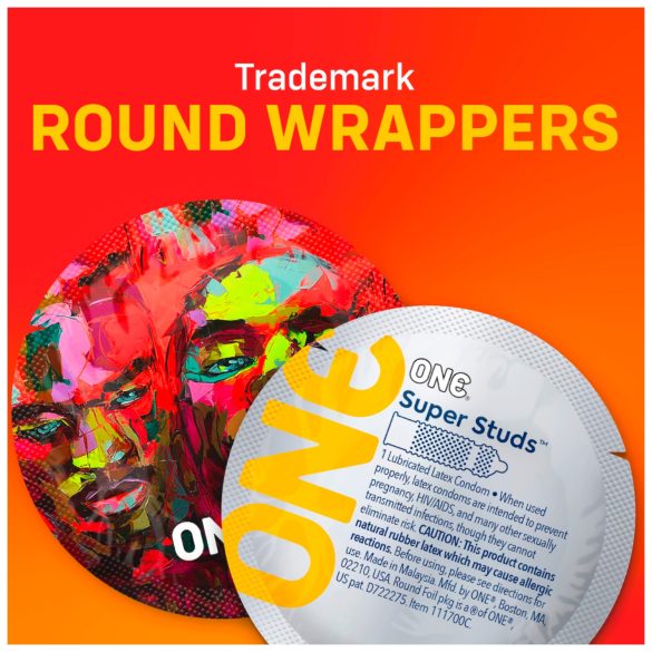 ONE Super Studs - genoppte Kondome (12 Stk.)