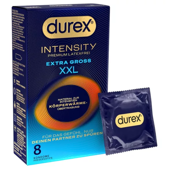 Durex Intensität XXL - latexfreies Kondom (8 Stk.)