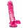 **B Yours – Realistischer Dildo mit Hoden, 20 cm (Pink)**