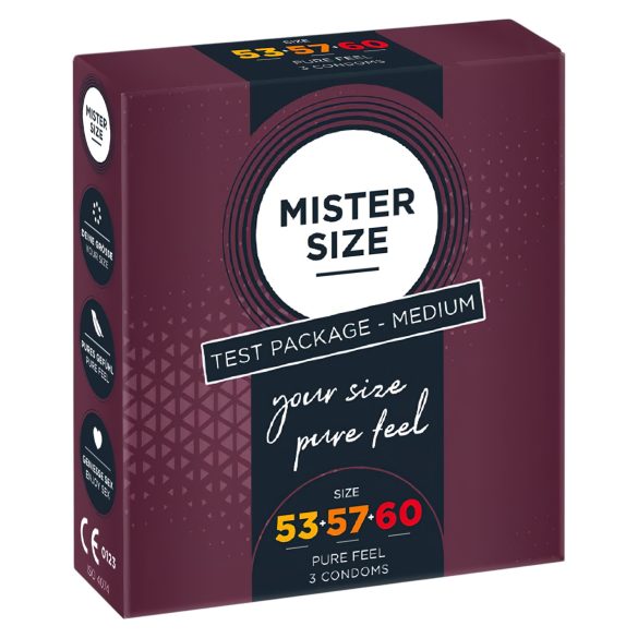 Mister Size Kondom Testpaket - 3 Stück
