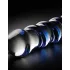 Icicles No. 5 - Spiralförmiger Glas-Dildo (transparent-blau)