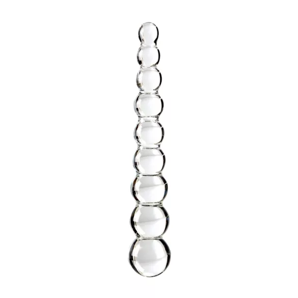 Icicles No. 2 - Kugelförmiger Glasdildo (Transparent)
