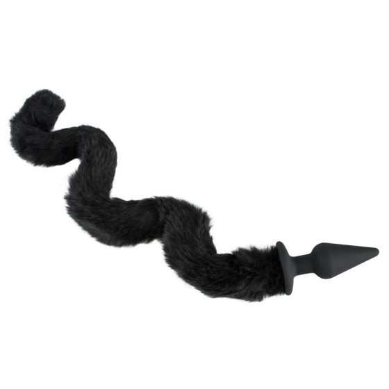 Bad Kitty - Analplug mit Katzenschwanz (schwarz)