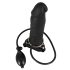 You2Toys - Aufblasbarer Hollow Strap-On - Silikon-Dildo (schwarz)