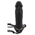 You2Toys - Aufblasbarer Hollow Strap-On - Silikon-Dildo (schwarz)