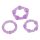 You2Toys - Sei Hart! Penisring Set - Lila (3er Pack)