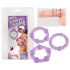 You2Toys - Sei Hart! Penisring Set - Lila (3er Pack)