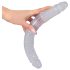 Kristall Doppeldildo (34cm)