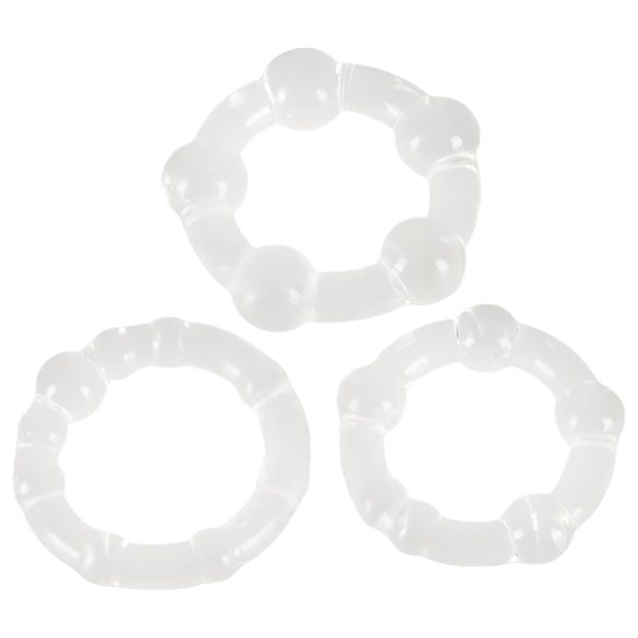 You2Toys - Sei hart! Penisring-Set - transparent (3 Stk.)
