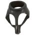 You2Toys - Latex Penis- und Hodencockring - Schwarz
