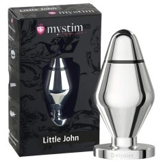 mystim Little John - kleiner Elektro Analplug (silber)