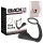 Black Velvet - Analplug mit Penisring (schwarz)