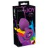 Bunter JOY - Silikon Analplug - Mittel (Lila)