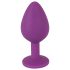 Bunter JOY - Silikon Analplug - Mittel (Lila)