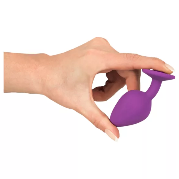 You2Toys - Colorful JOY - Silikon Analplug - Mittel (Lila)