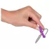You2Toys - Penisplug - Silikon-Eichelring mit konischem Dilator (lila-silber)