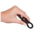 Black Velvet - Dickring 3,8 cm - Schwarz