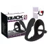 Black Velvet - Penis- und Hodenring Anal-Dildo (schwarz)