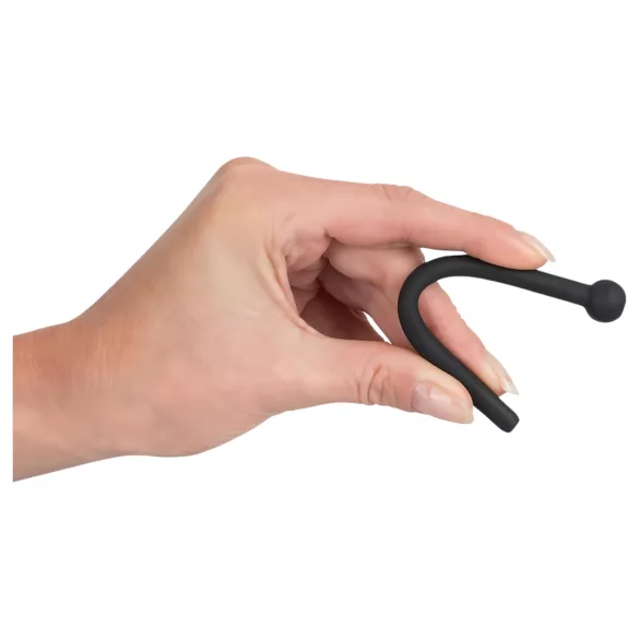 You2Toys - Dilator Piss Play - hohler Silikon-Dilator (schwarz)