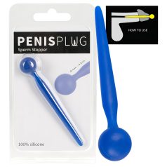   Dilator Sperma-Stopp - Kugel-Silikon-Harnröhren-Dilator (Blau)