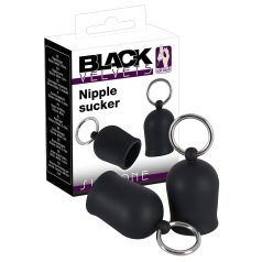Black Velvet - Metallring Nippel-Sauger (schwarz)