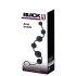 Black Velvet - 6-perlige Anal-Dildo (schwarz)
