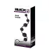 Black Velvets - Anal-Dildo mit 6 Perlen (schwarz)