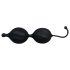 / Black Velvet gewellte Geisha-Kugel-Duo