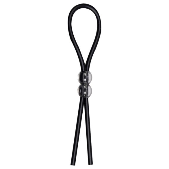 You2Toys - Einstellbarer Perlen-Penisring (schwarz)