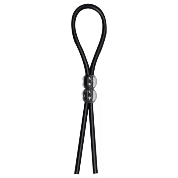 You2Toys - Einstellbarer Perlen-Penisring (schwarz)