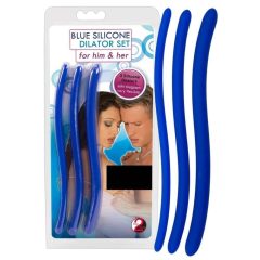   You2Toys - DILATOR - blauer Silikon Harnröhren-Dilator Dildo-Set (3 Stück)