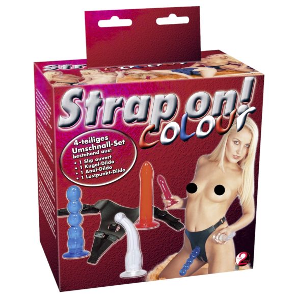 You2Toys - Strap-On Dildo-Set! - bunt
